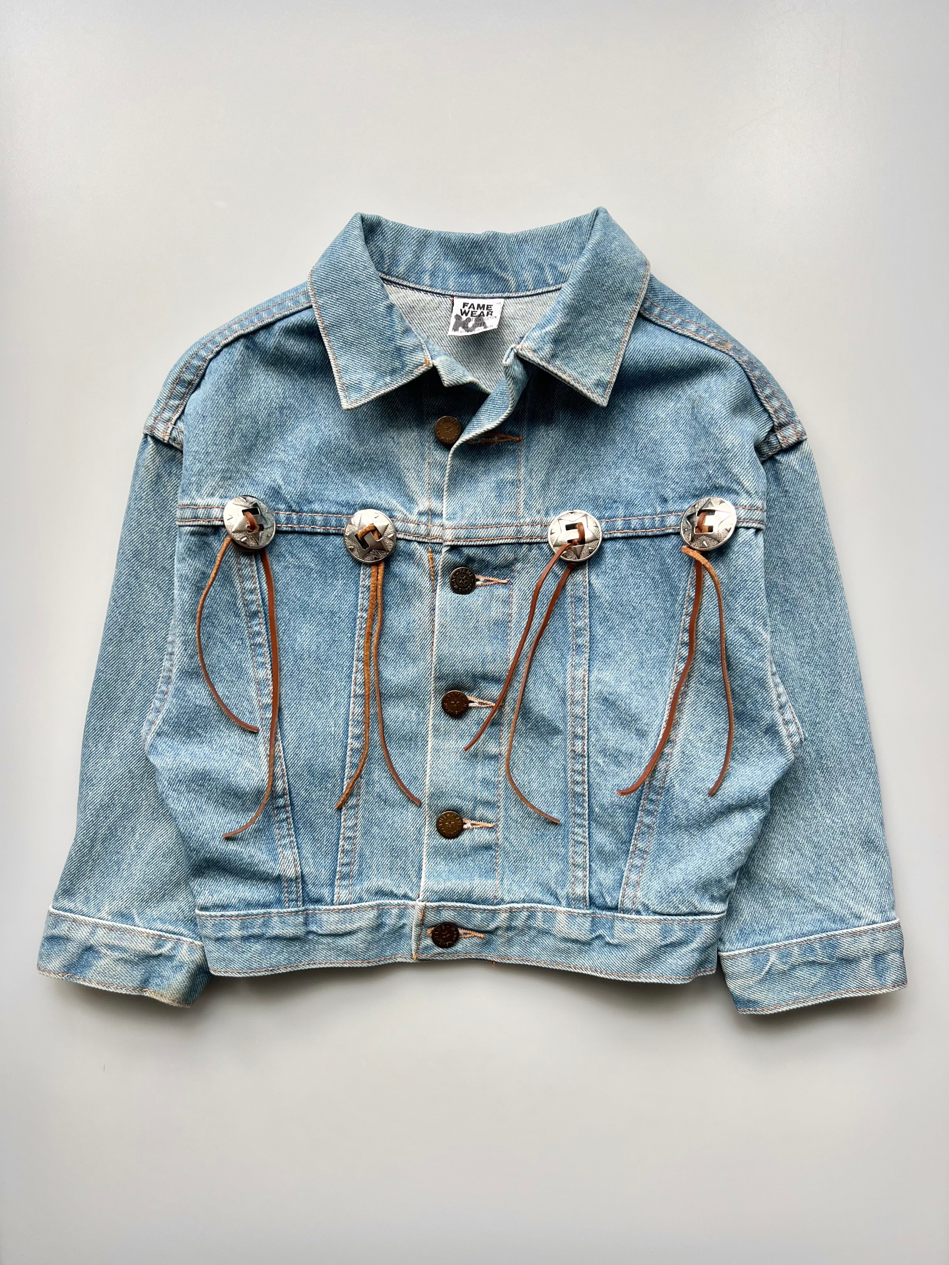 Vintage Fame Wear Western Denim Jacket Age 5-6