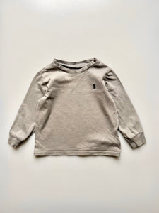 Ralph Lauren Grey Long Sleeve Tee 18 Months