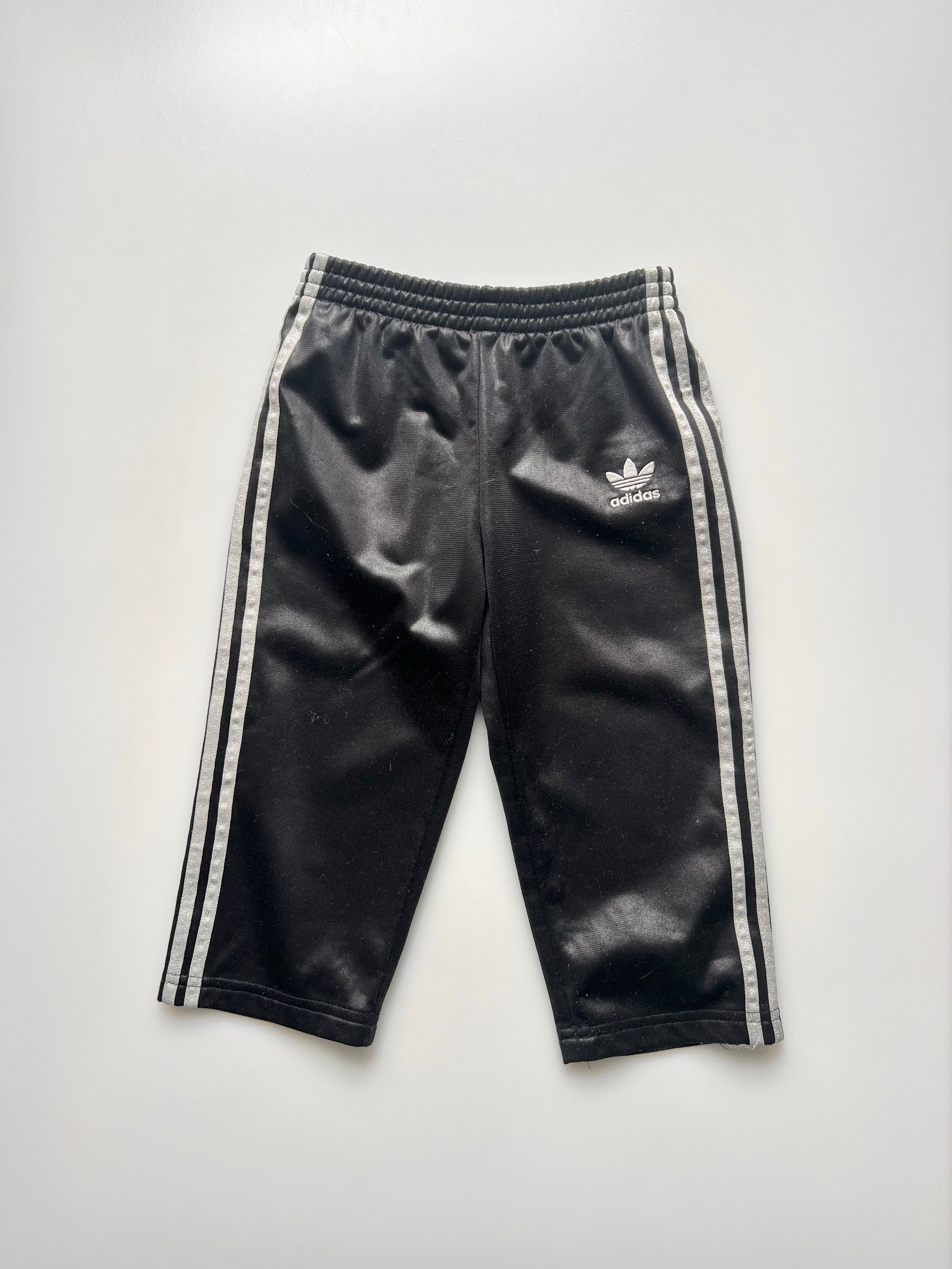 Adidas Originals Silver/Black Trackies 18-24 Months