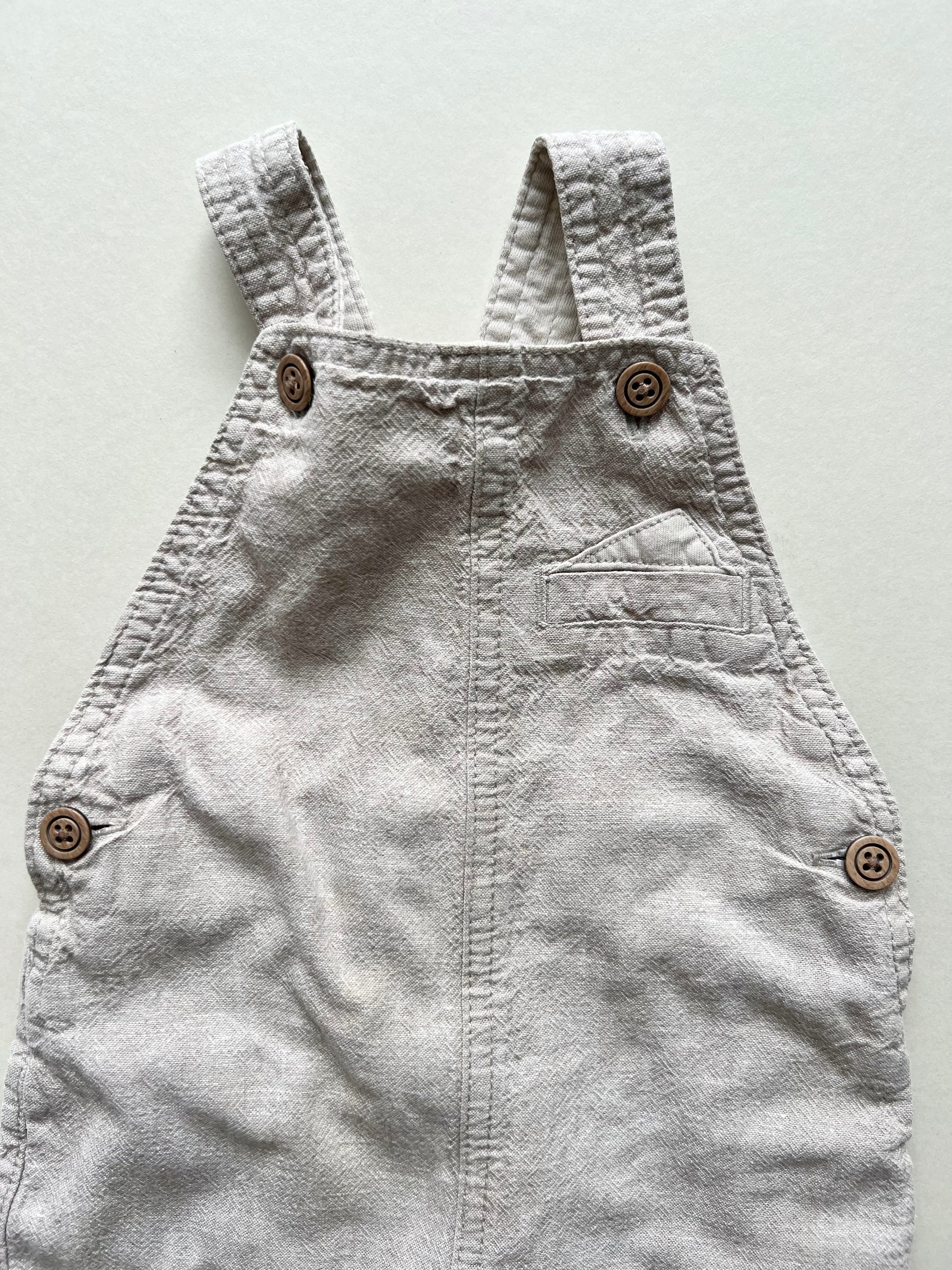 TU Oatmeal Dungarees 6-9 Months