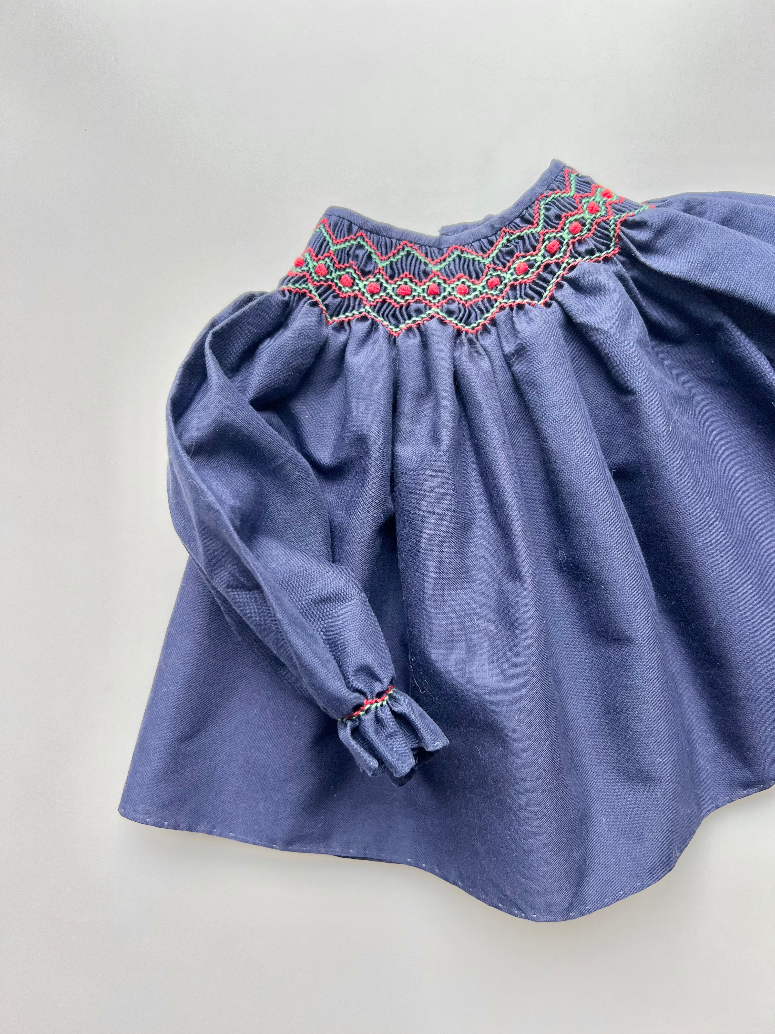 Vintage Hand Smocked Dress 0-3 Months