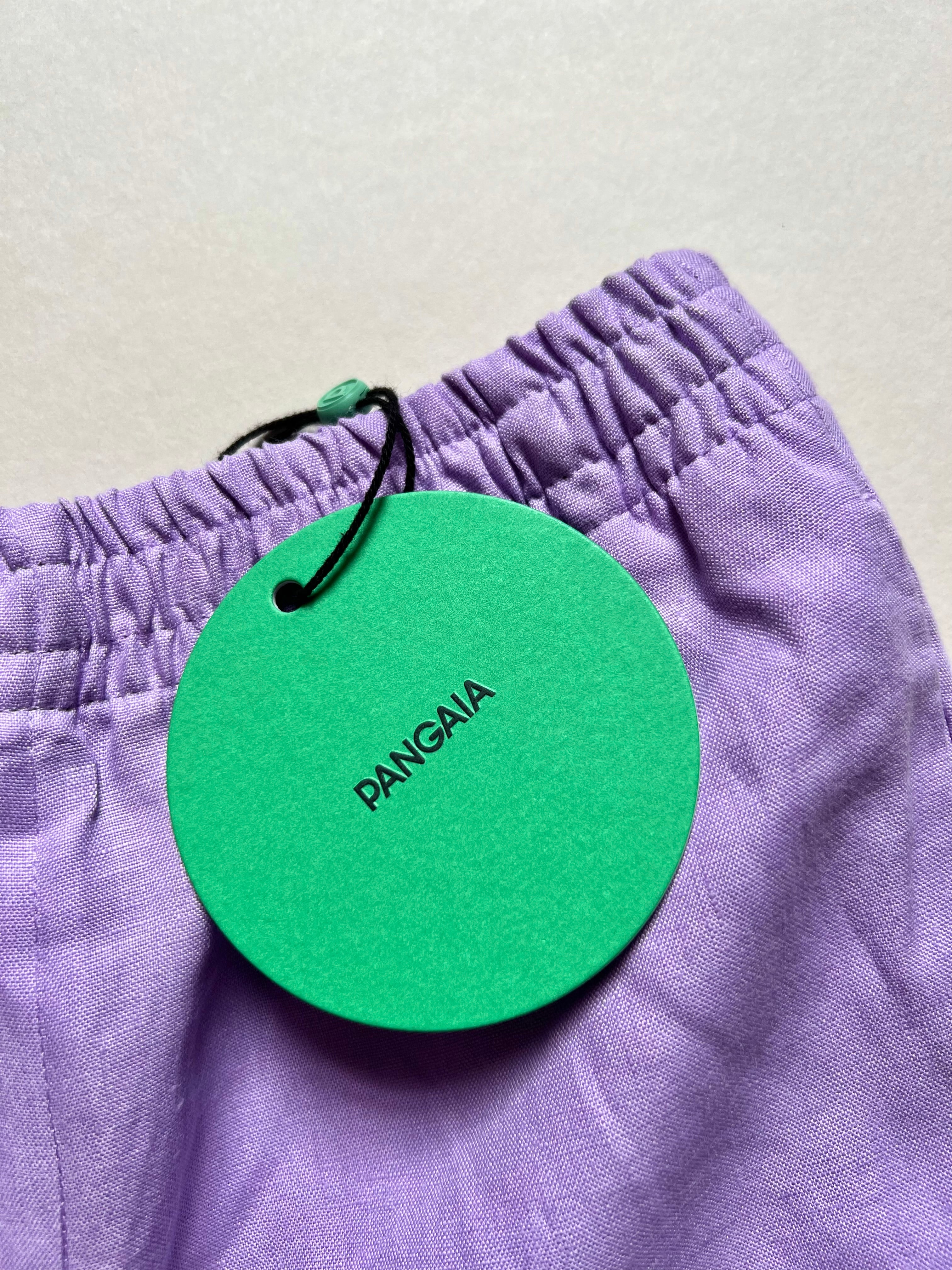 Pangaia Lilac Linen Shorts Age 7-8