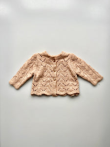 Zara Pointelle Cardigan 1-3 Months