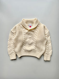 Adams Vintage Aran Knit Jumper Age 3-4