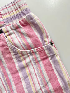 Vintage Ladybird Pastel Stripe Shorts Age 4-5