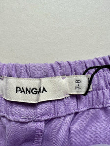 Pangaia Lilac Linen Shorts Age 7-8