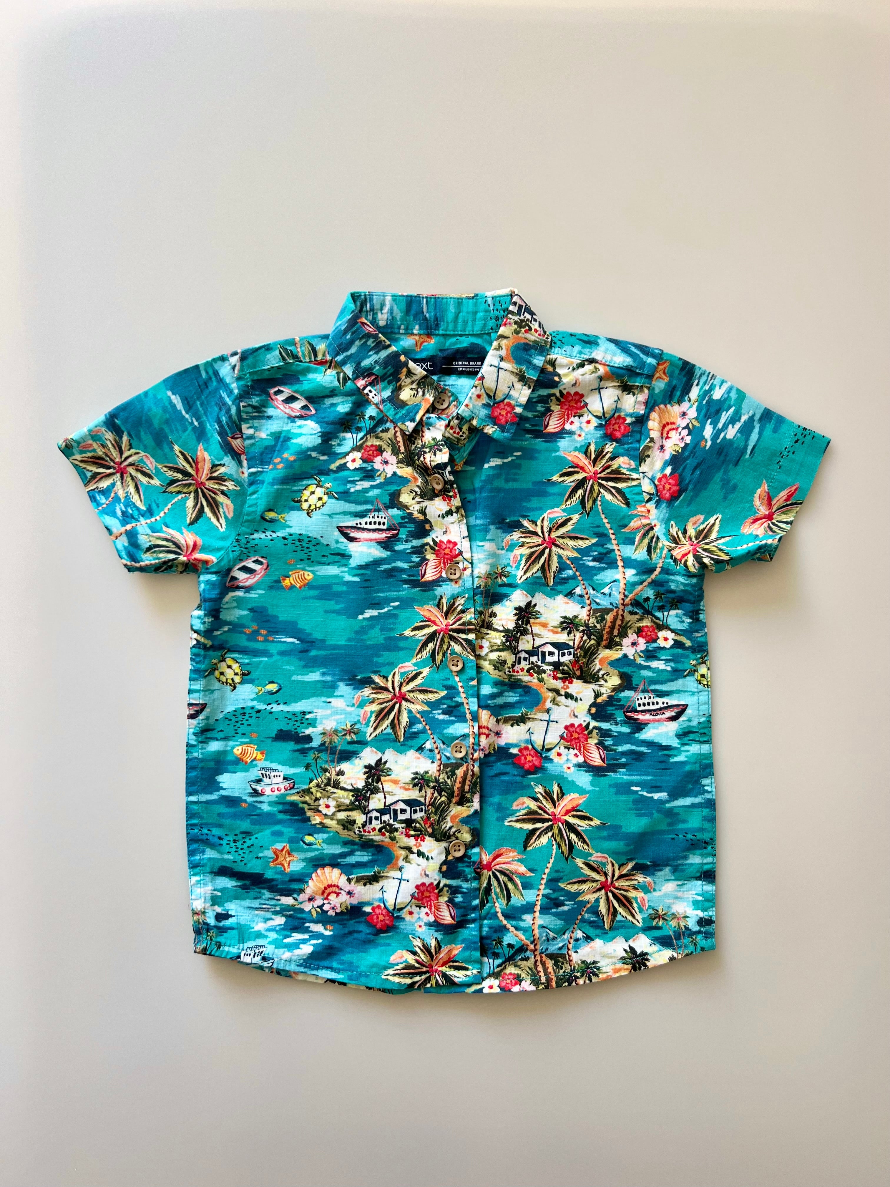 Next Tropical Print Holiday Shirt Age 3-4