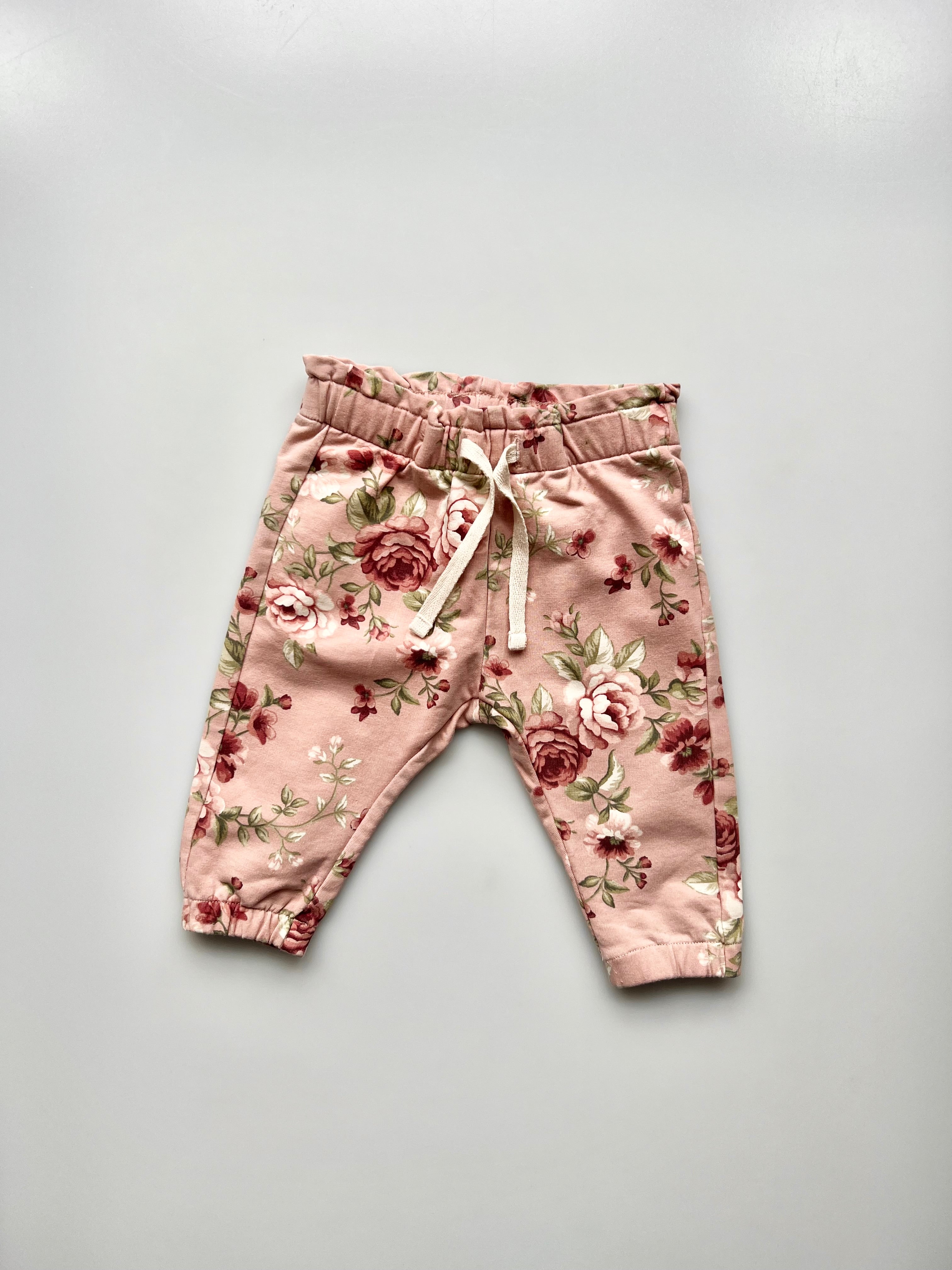 Newbie Floral Joggers 4-6 Months