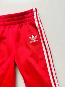 Adidas Originals Red Trackies 9-12 Months