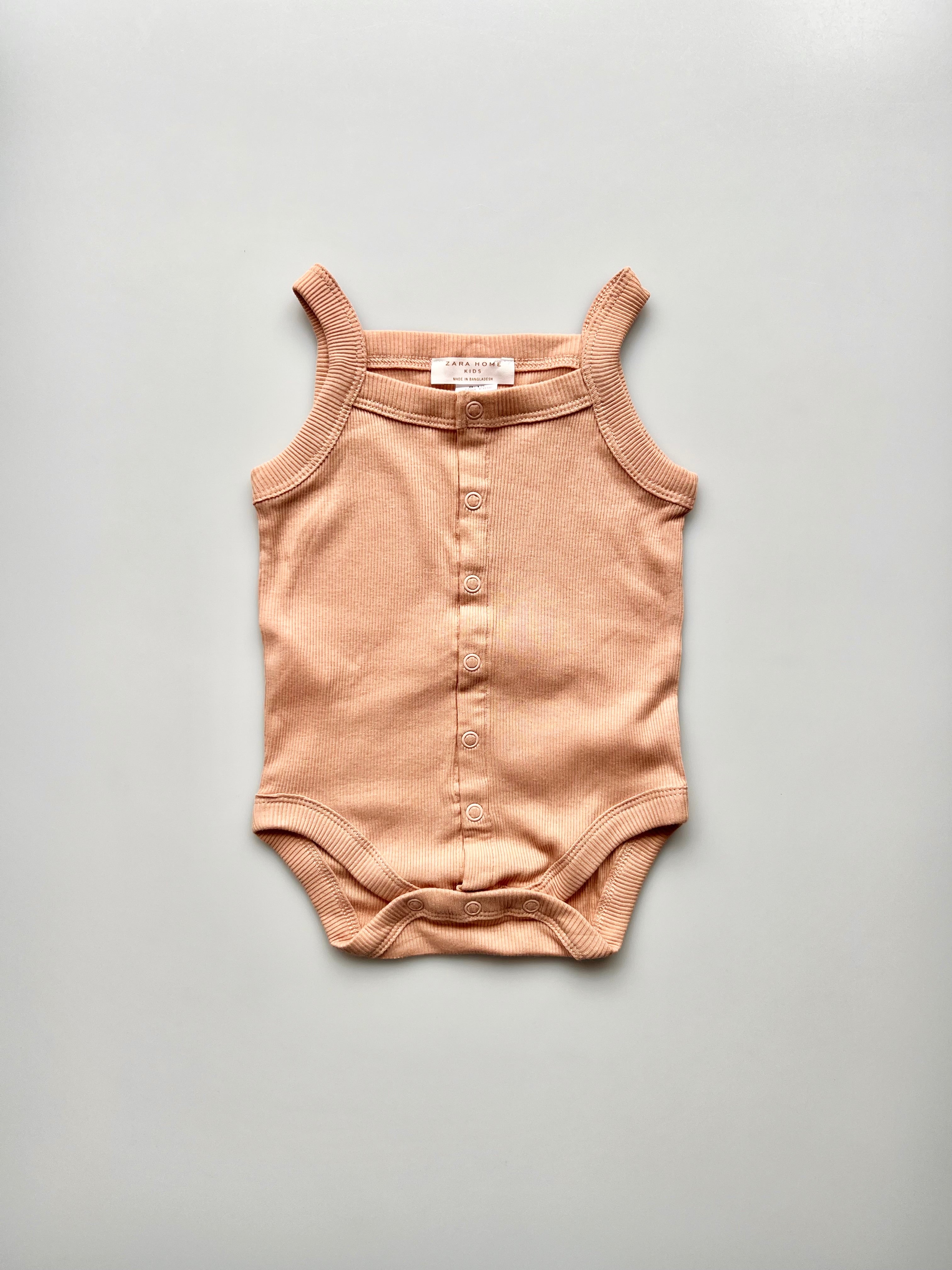 Zara Ribbed Vest Romper 9-12 Months