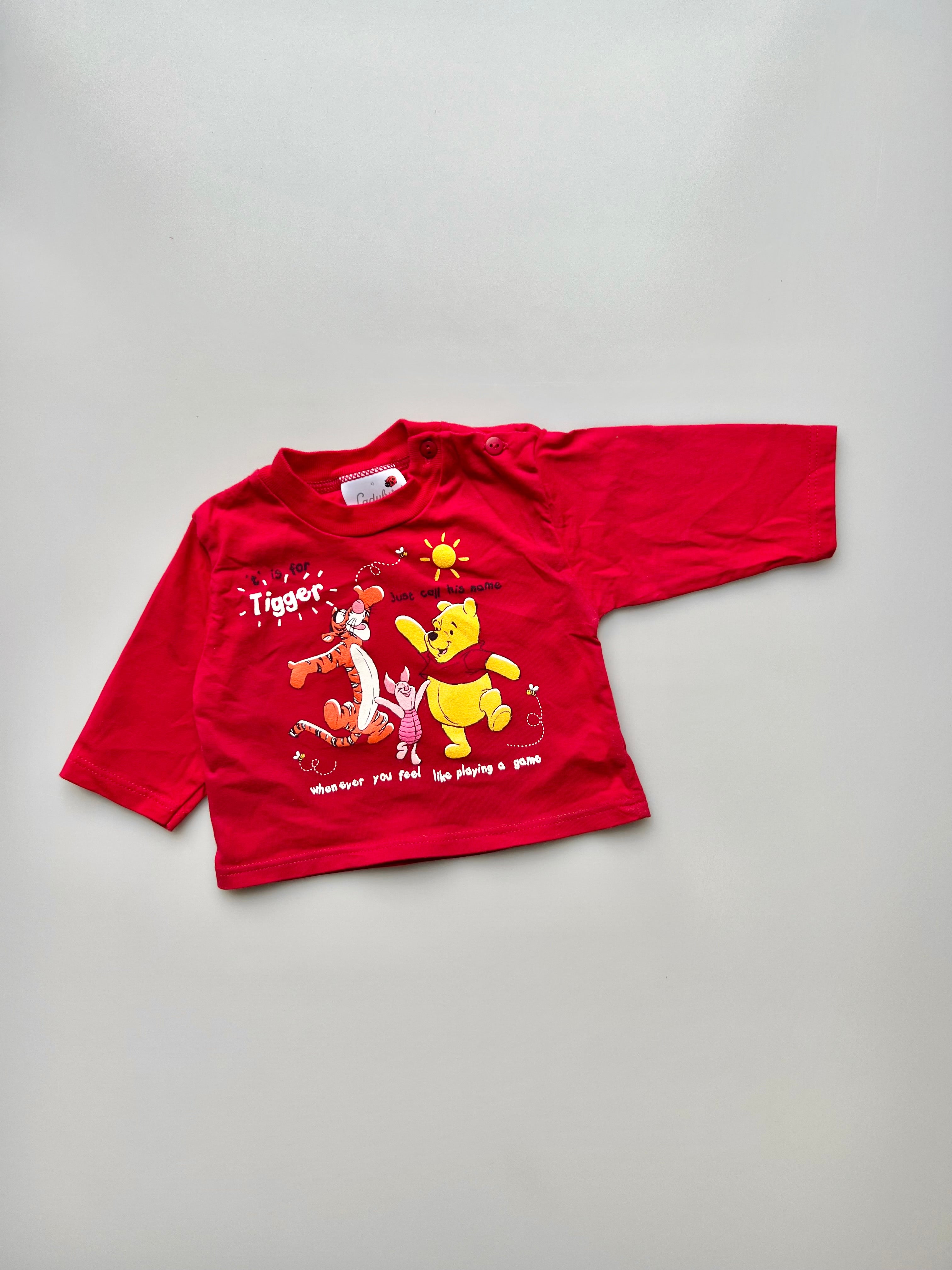 Vintage 1990's Winnie the Pooh Top 0-3 Months