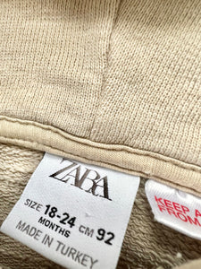 Zara Oatmeal Hoodie 18-24 Months