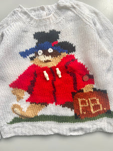 Hand Knitted Paddington Bear Jumper Age 2-3