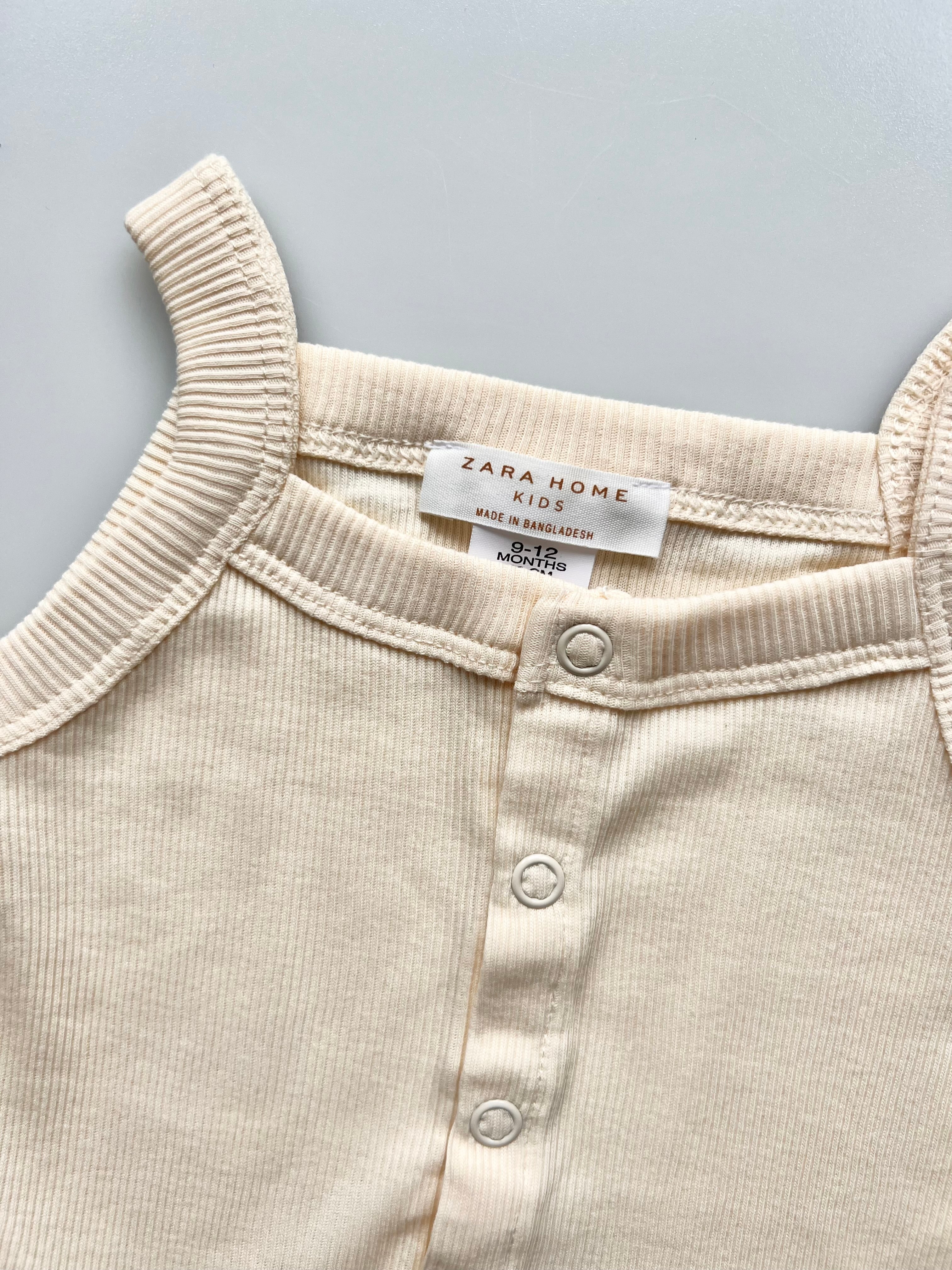 Zara Ribbed Vest Romper 9-12 Months