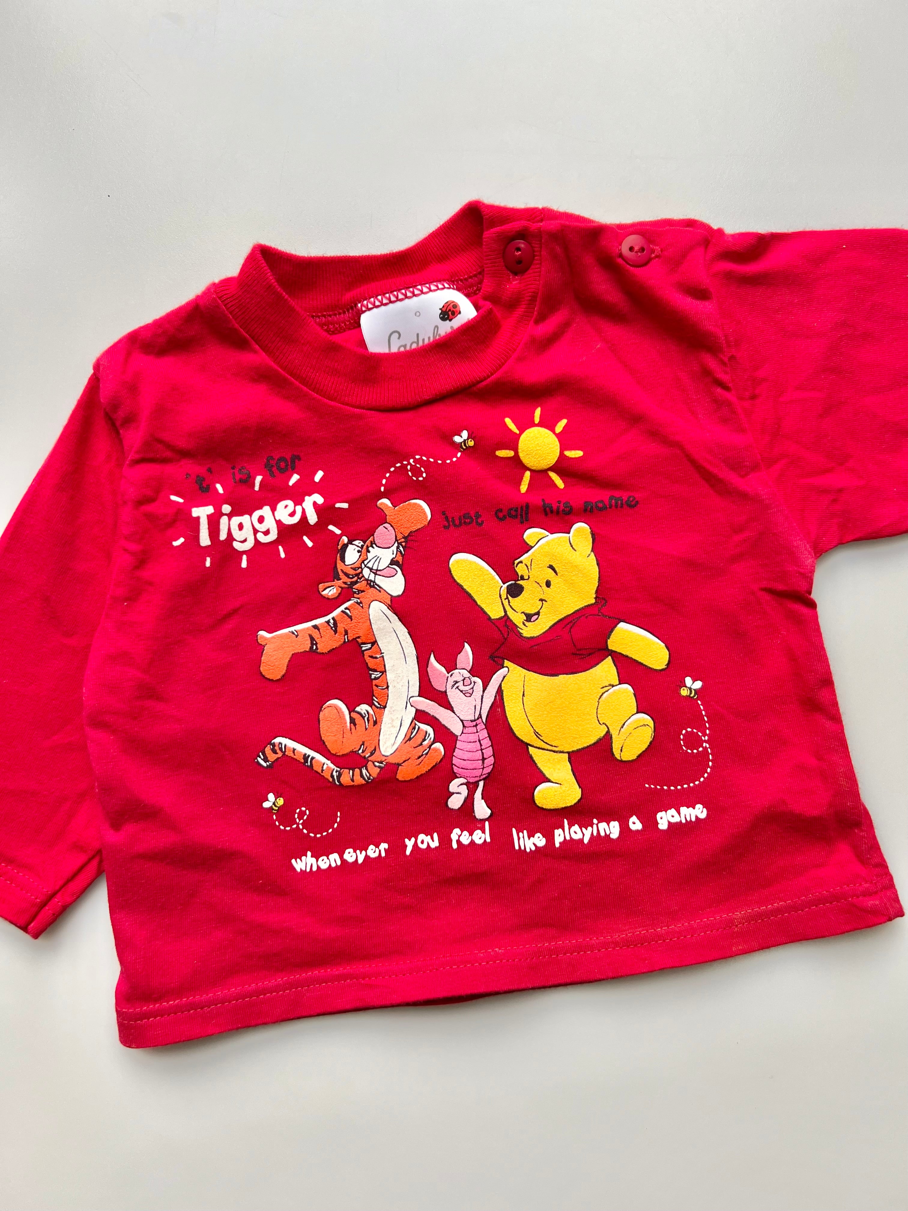 Vintage 1990's Winnie the Pooh Top 0-3 Months