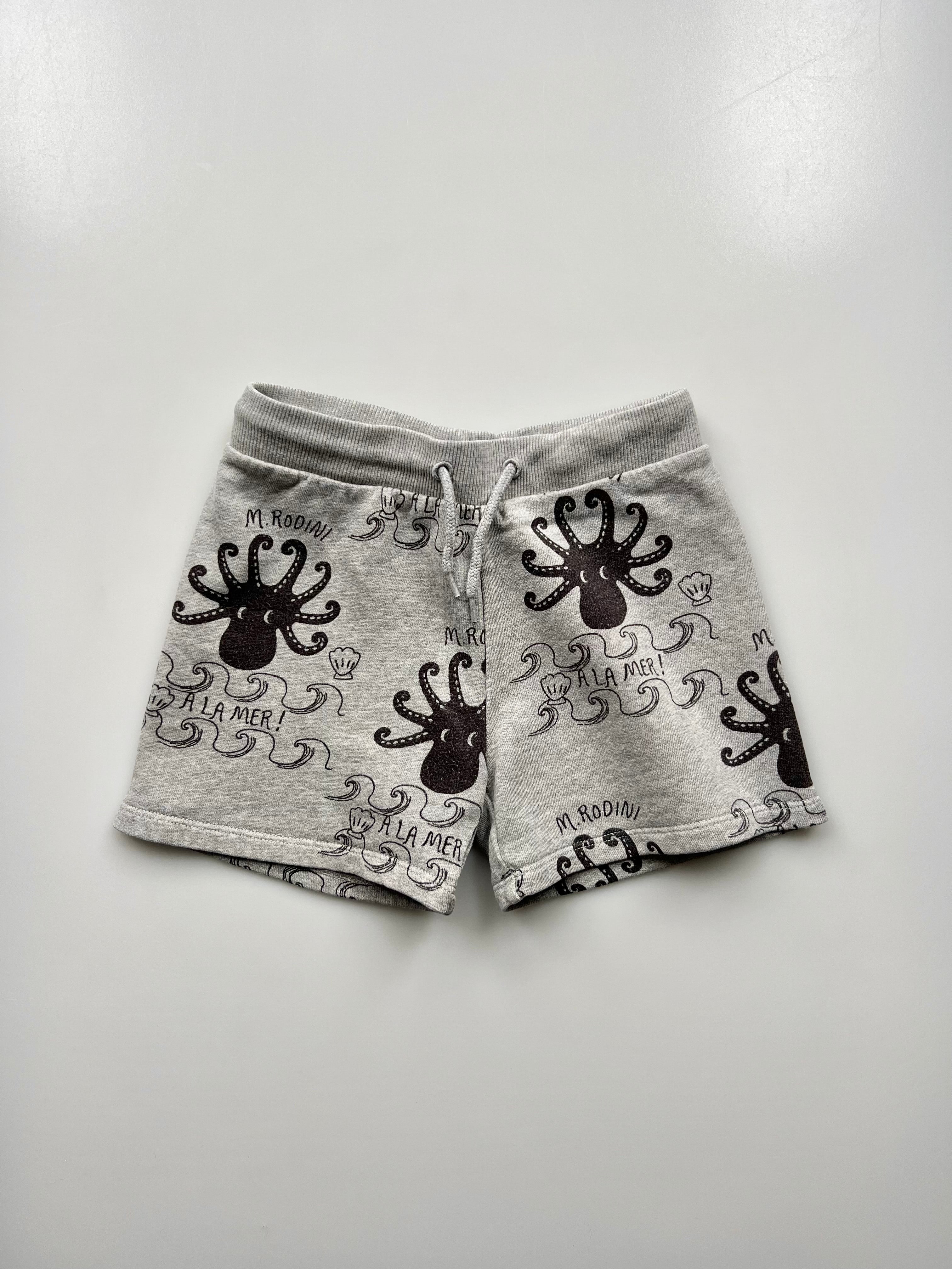 Mini Rodini Octopus Jersey Shorts Age 4-5