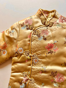 Vintage Satin Embroidered Jacket Age 2-3