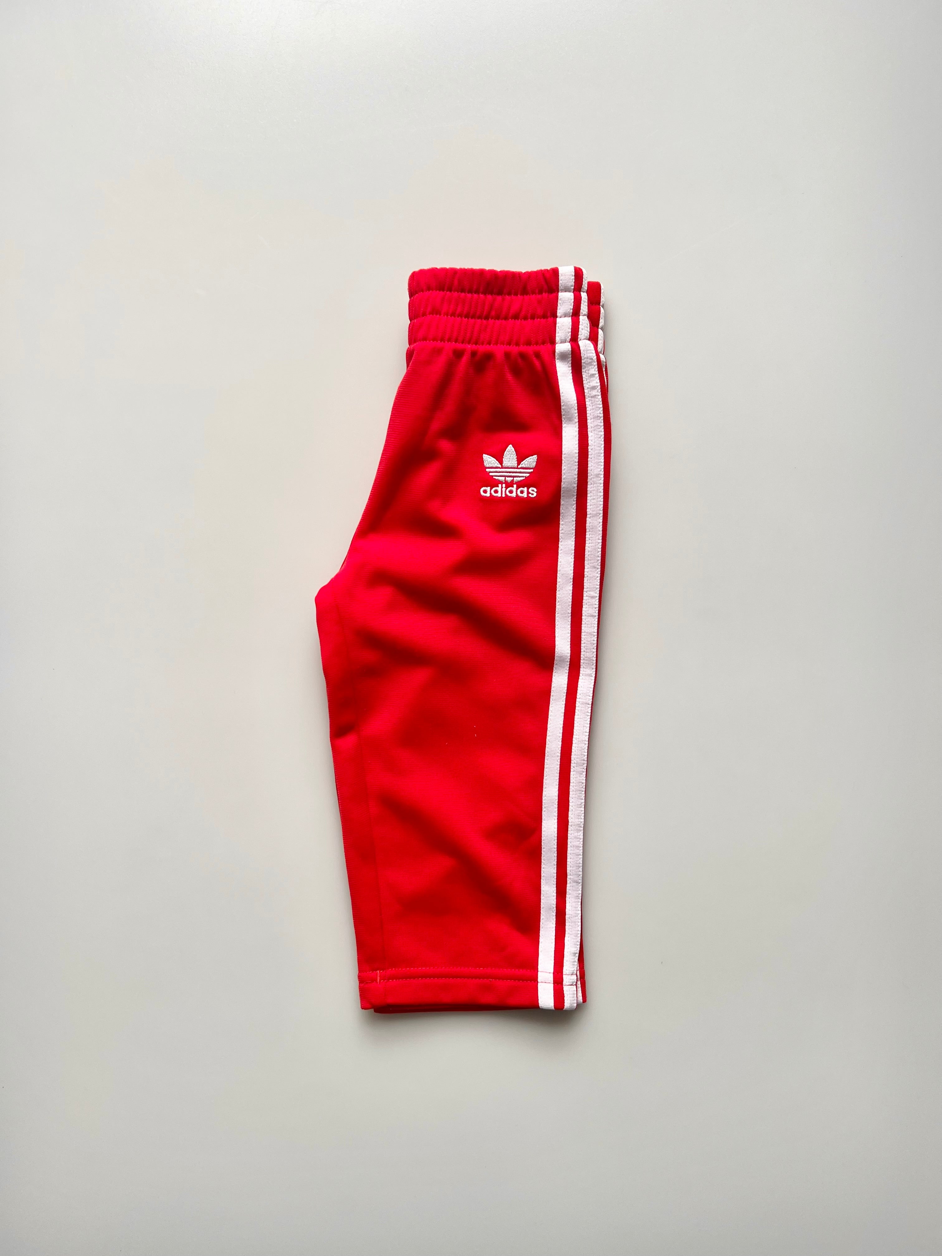 Adidas Originals Red Trackies 9-12 Months