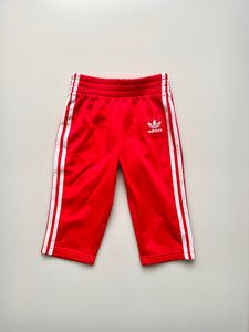 Adidas Originals Red Trackies 9-12 Months