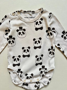 Mini Rodini Panda Baby Vest 4-6 Months