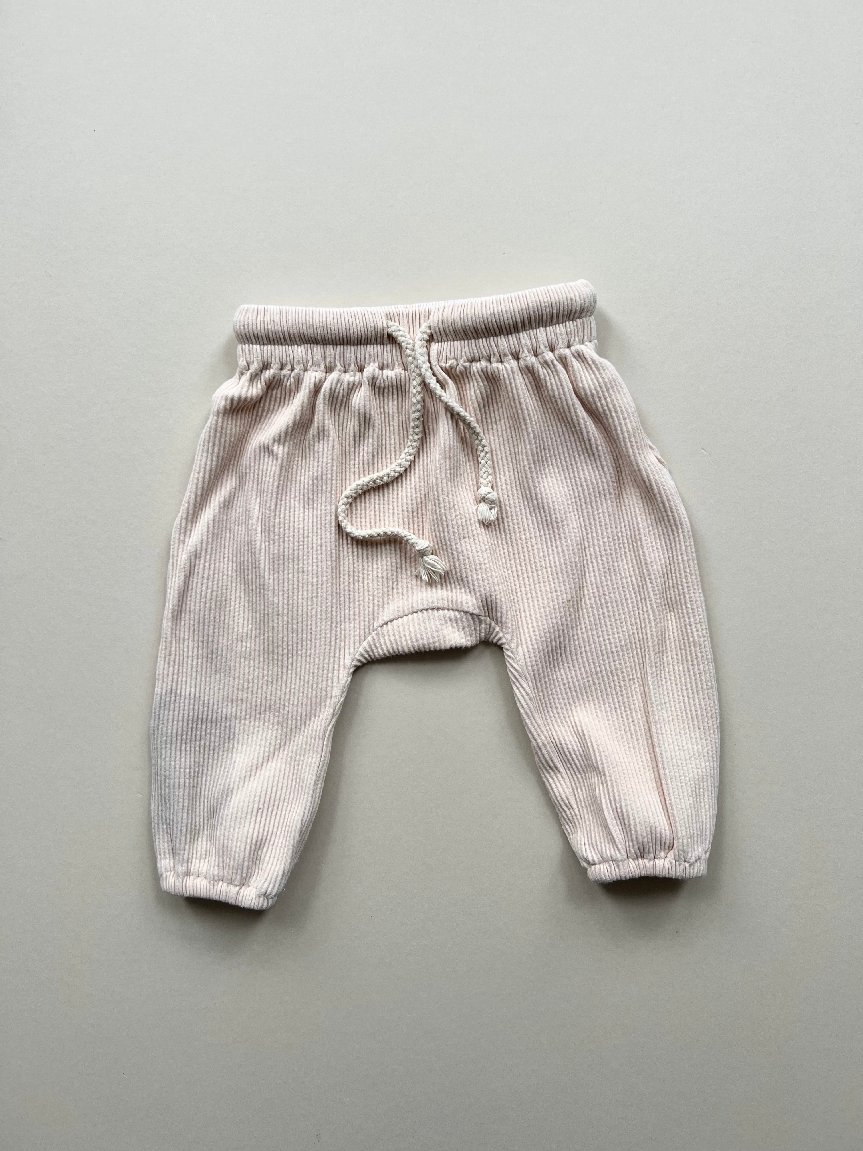 Tiny Trove Bone Ribbed Joggers 18-24 Months