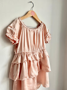 Stella McCartney Blush Silk Ruffle Dress Age 6 RRP £126