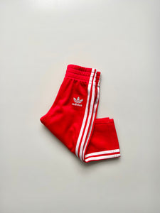 Adidas Originals Red Trackies 9-12 Months