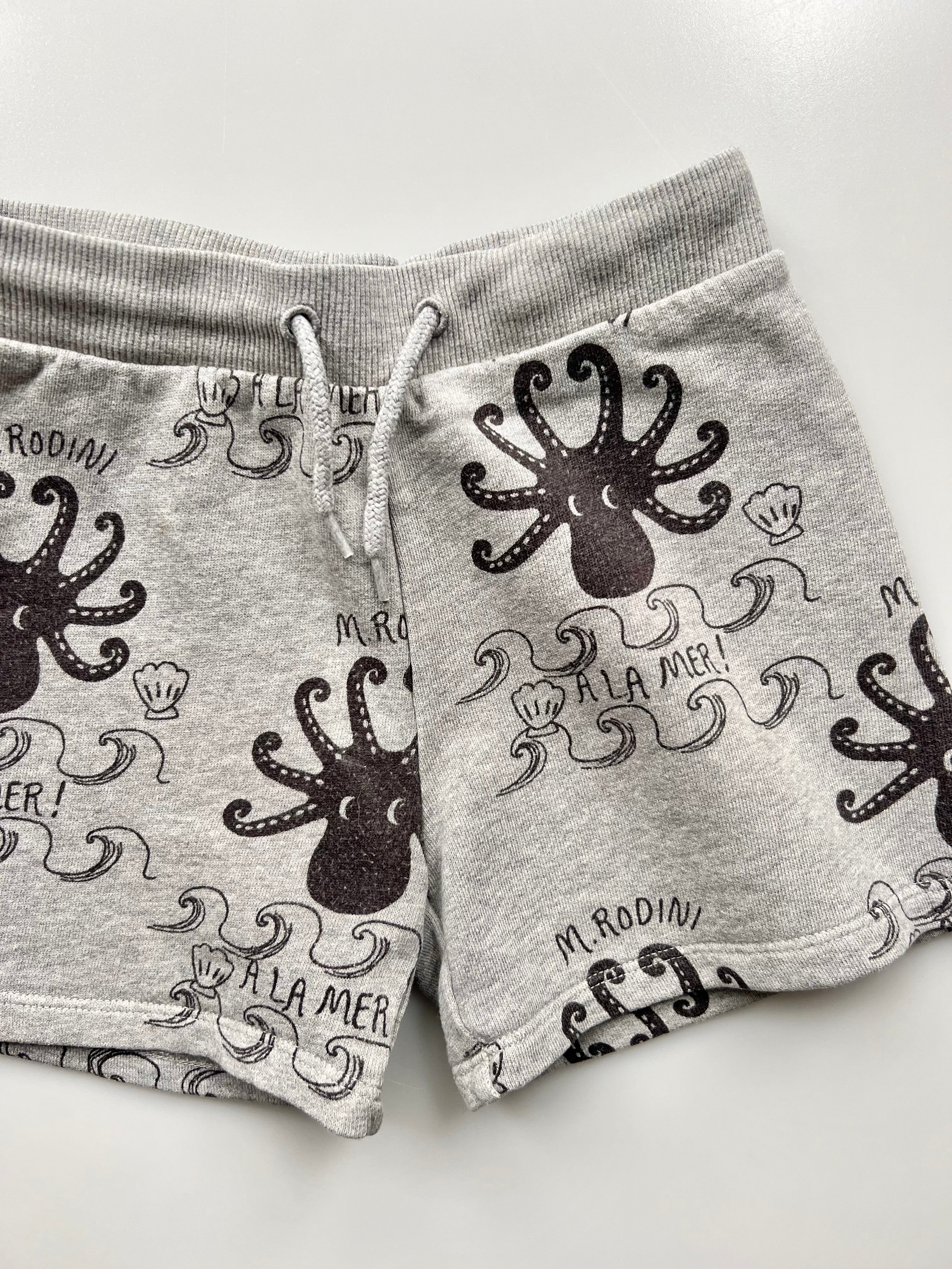 Mini Rodini Octopus Jersey Shorts Age 4-5