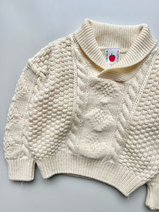 Adams Vintage Aran Knit Jumper Age 3-4