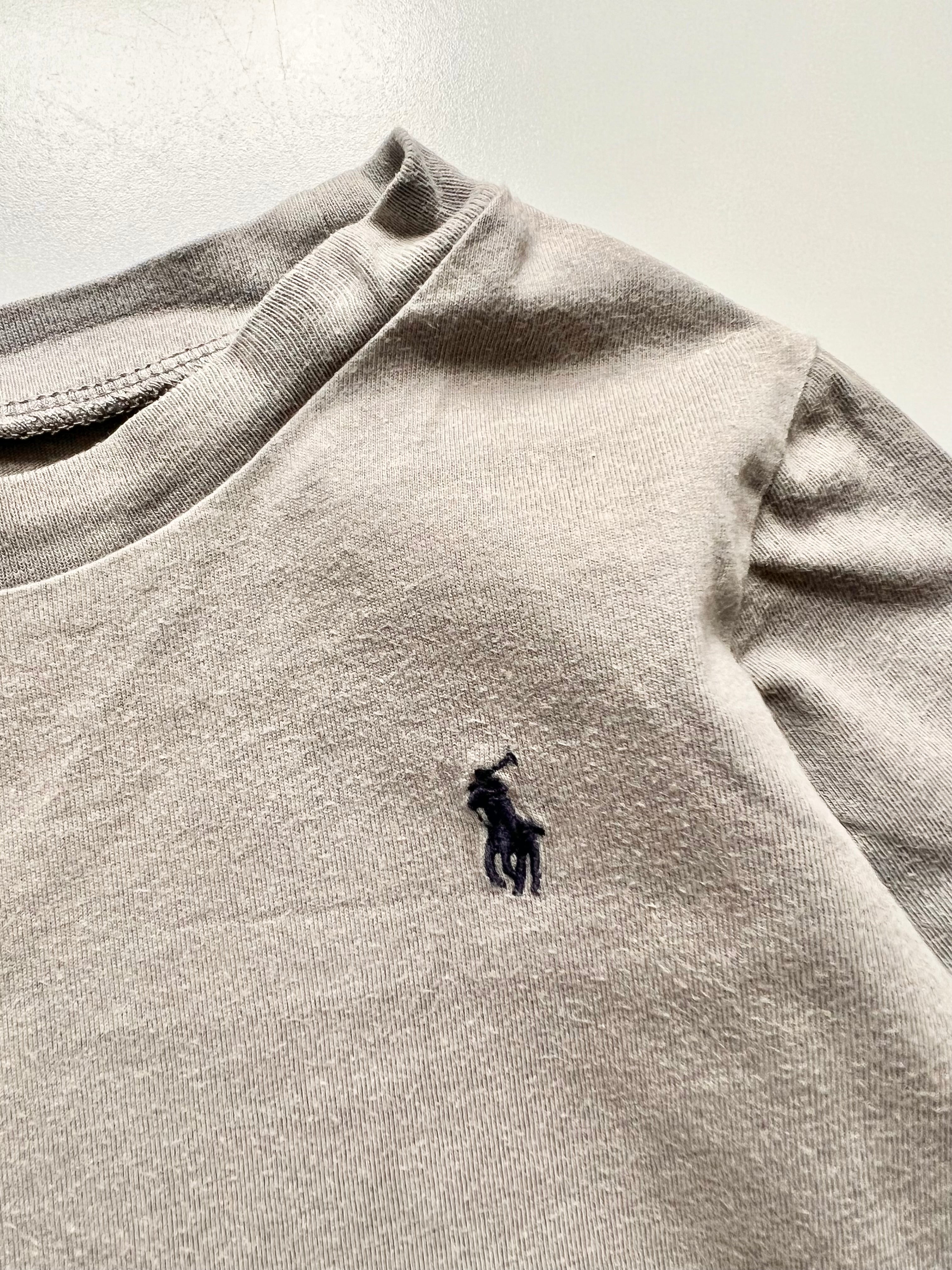 Ralph Lauren Grey Long Sleeve Tee 18 Months