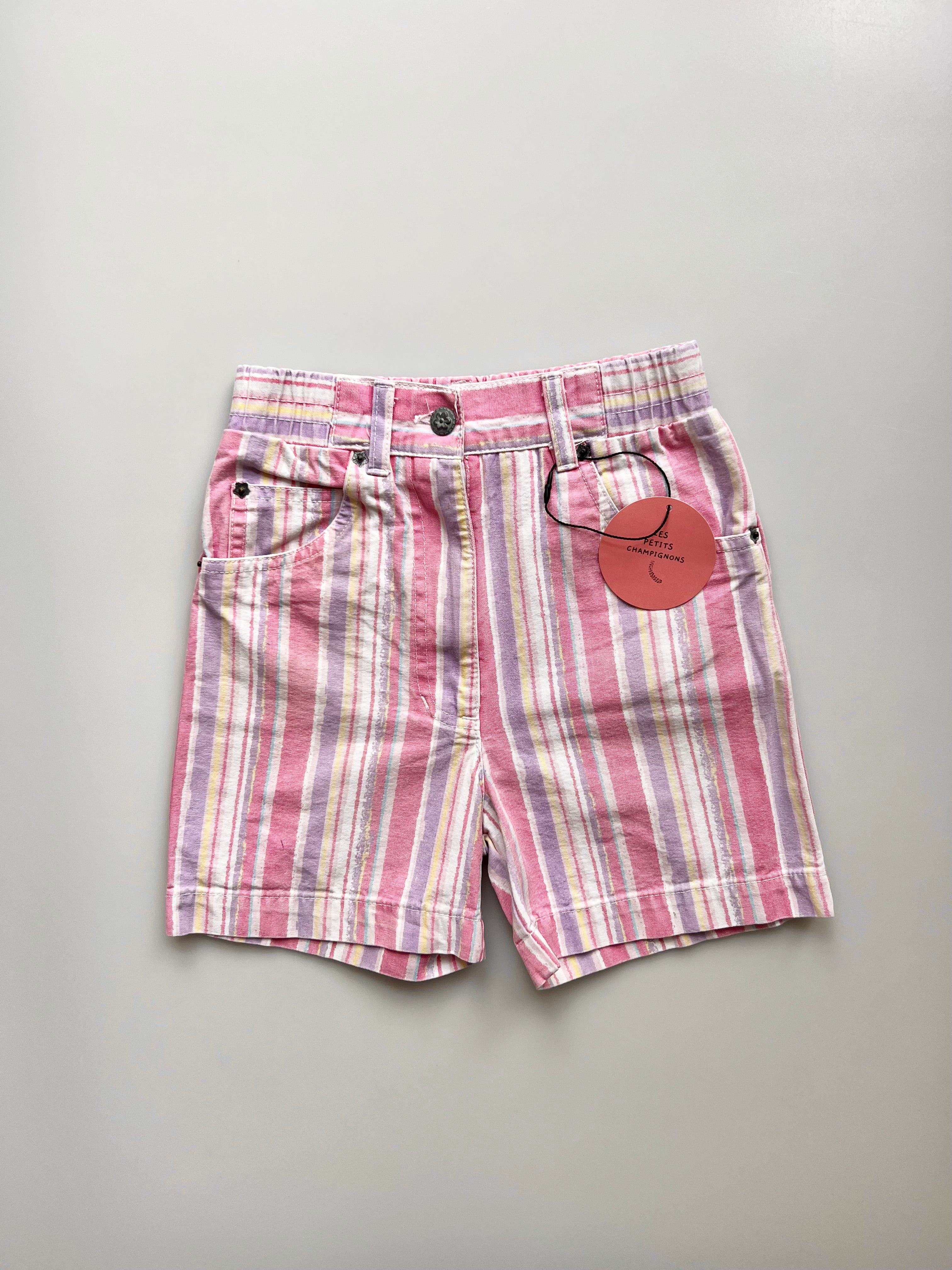 Vintage Ladybird Pastel Stripe Shorts Age 4-5