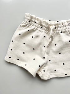 Zara Polka Jersey Shorts 6-9 Months