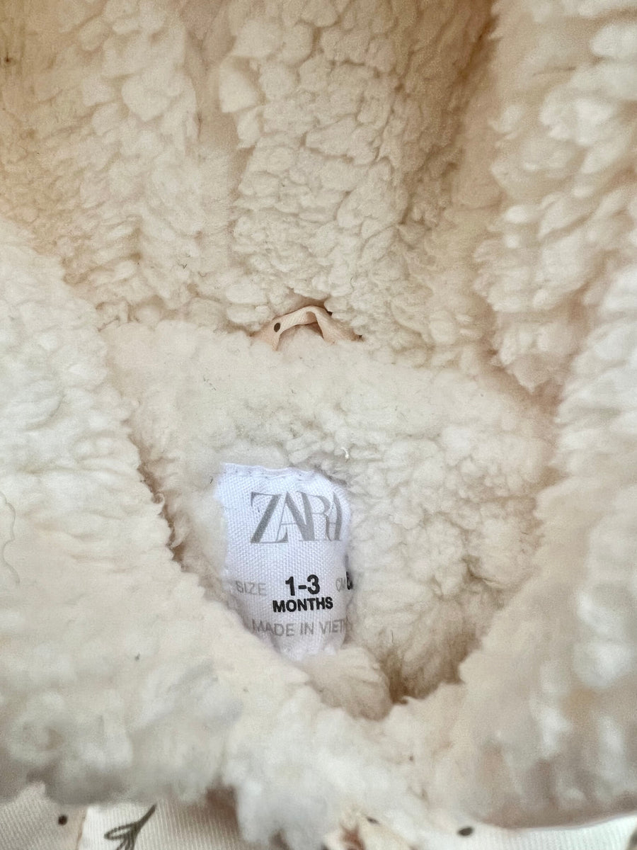 Zara Fluff Lined Snowsuit 0-3 Months – Les Petits Champignons