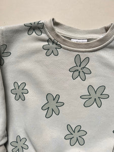Zara Flower Splodge Sweatshirt 9-12 Months