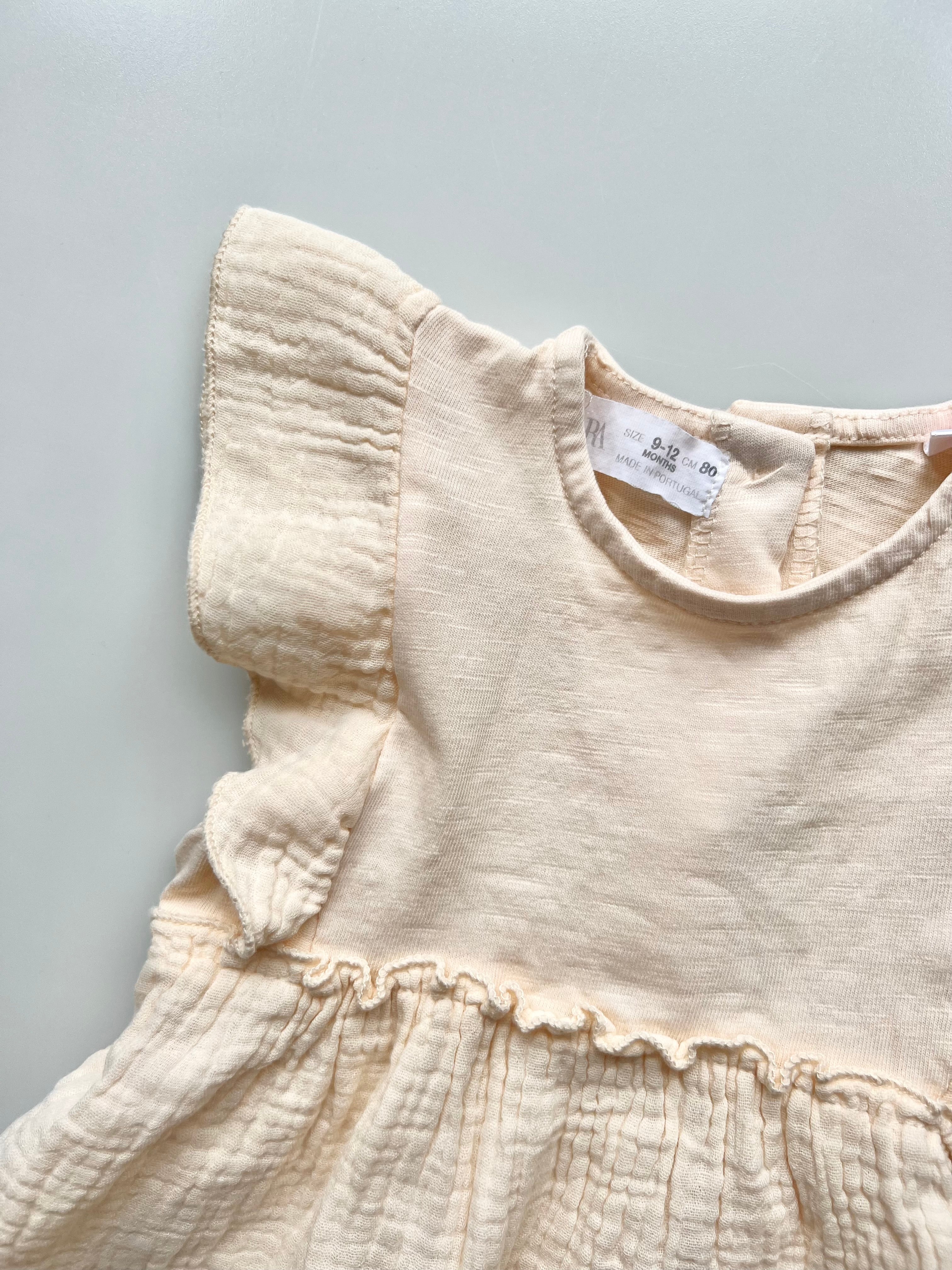 Zara Cheesecloth Dress 9-12 Months