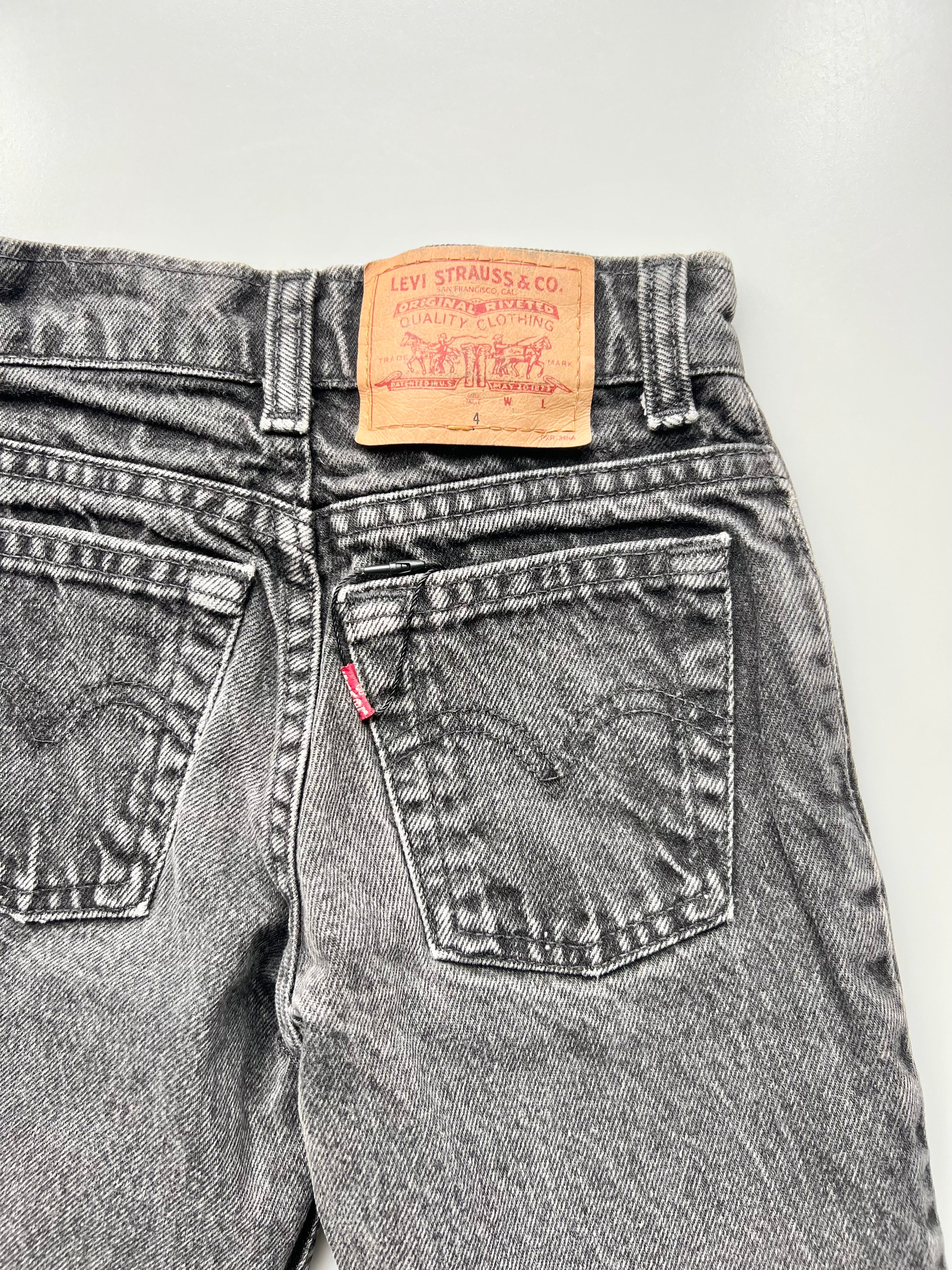 Levi's Vintage Washed Black Jeans Age 4