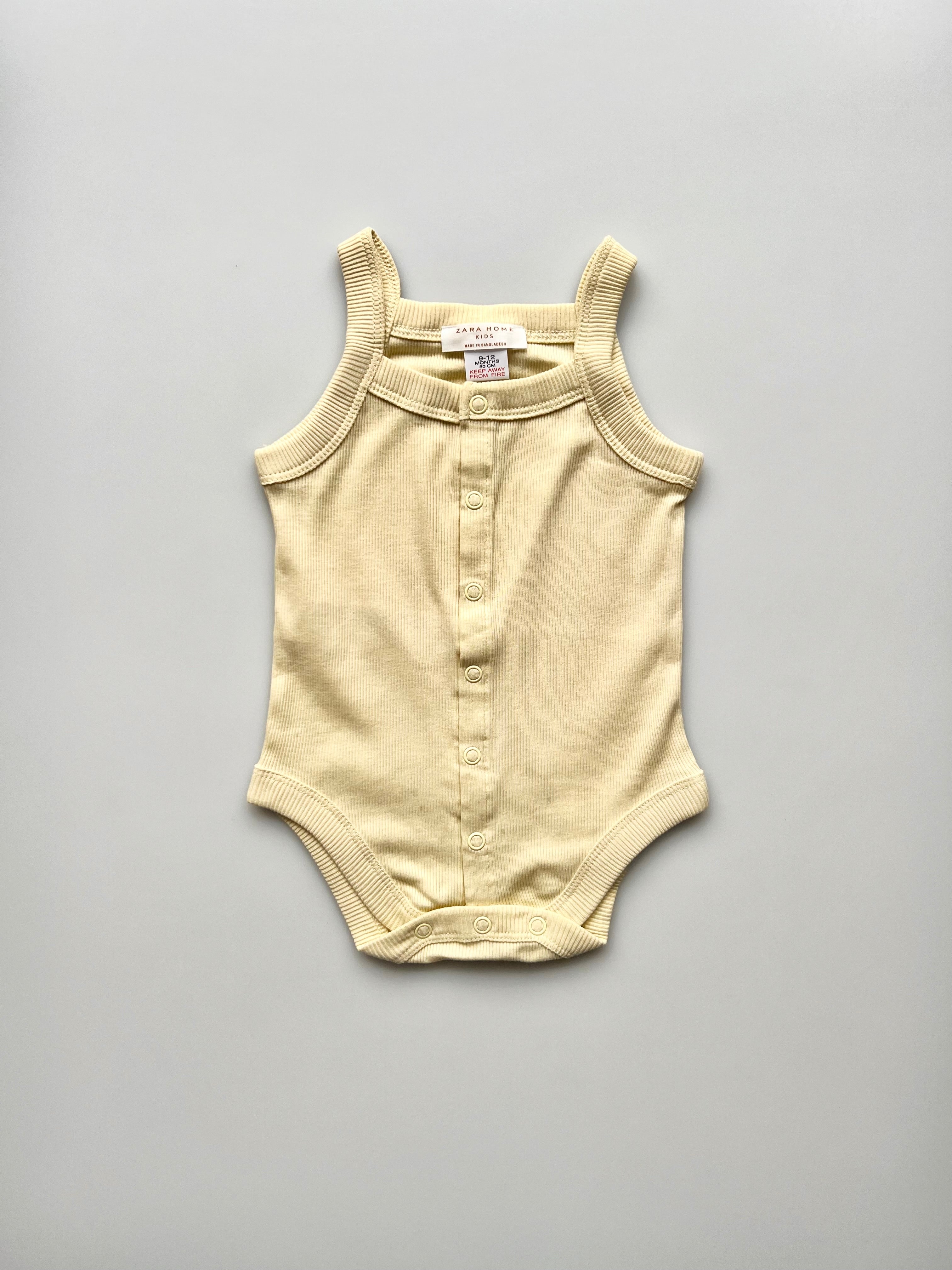 Zara Ribbed Vest Romper 9-12 Months