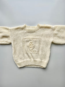 Hand Knitted Sparkle Yarn Jumper 12-18 Months