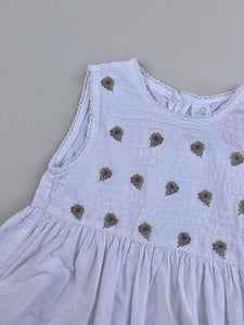 Adams Vintage Floral Embroidered Dress 18-24 Months