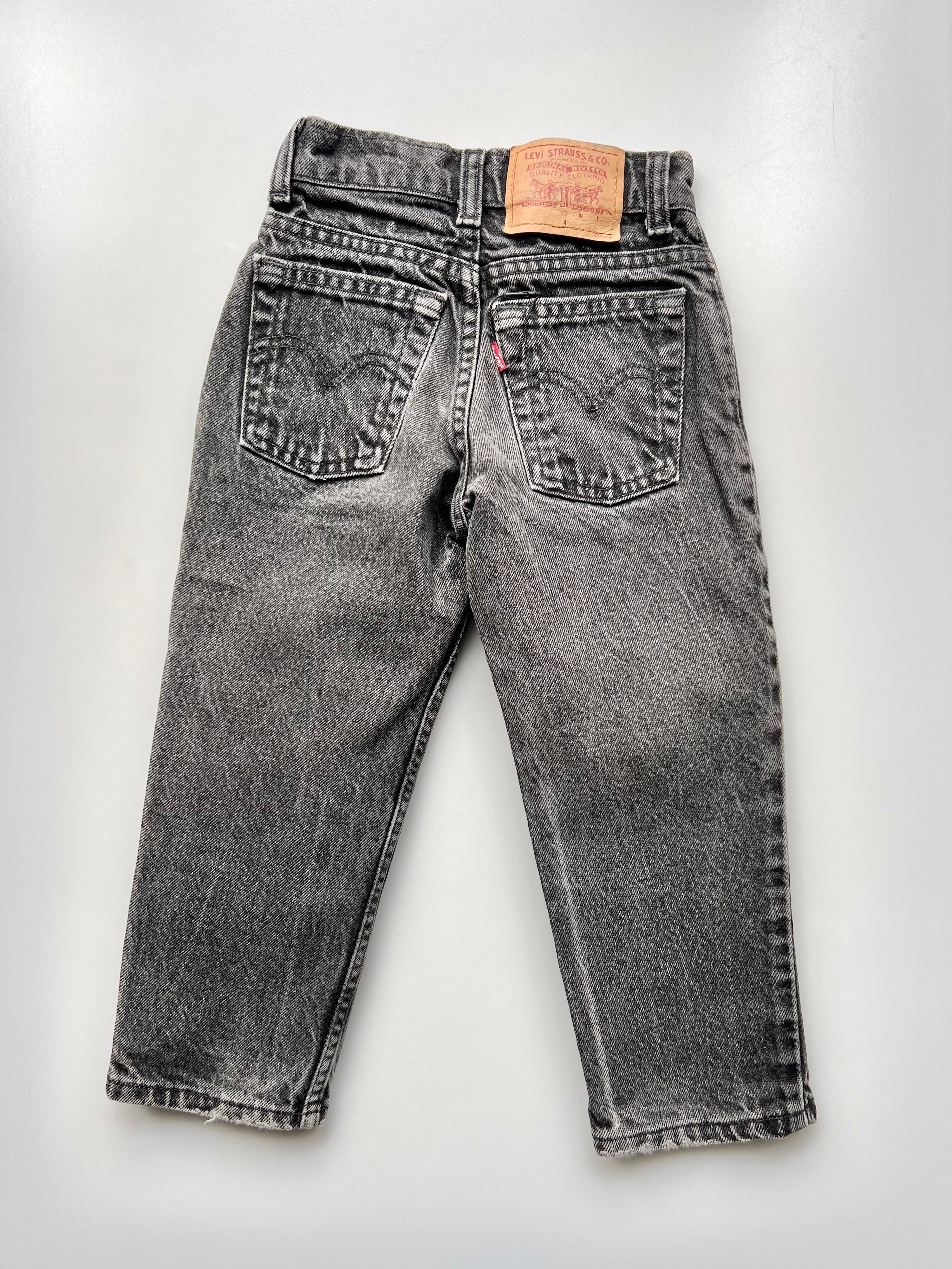 Levi's Vintage Washed Black Jeans Age 4