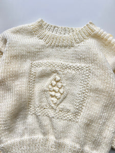 Hand Knitted Sparkle Yarn Jumper 12-18 Months