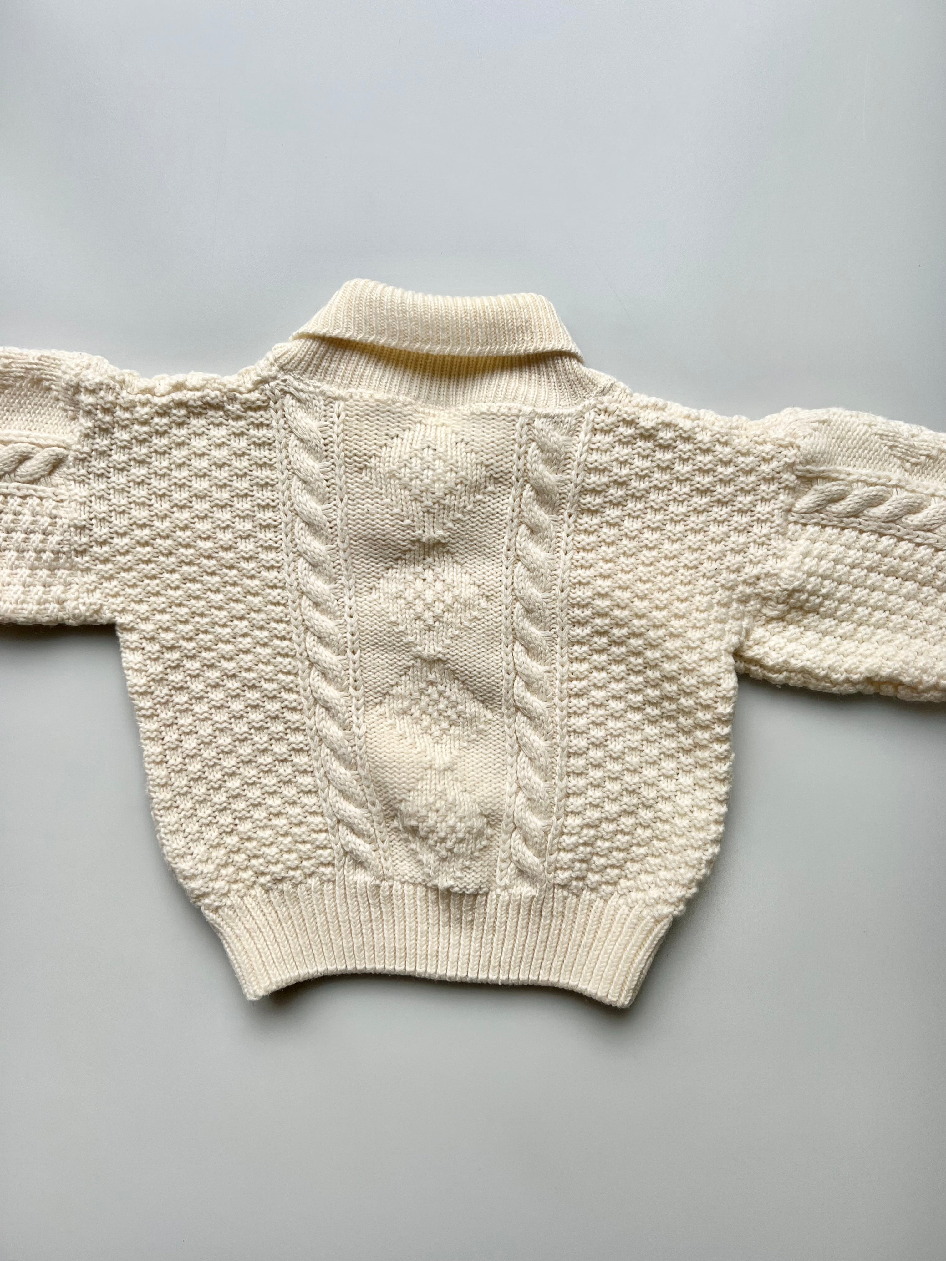 Adams Vintage Aran Knit Jumper Age 3-4