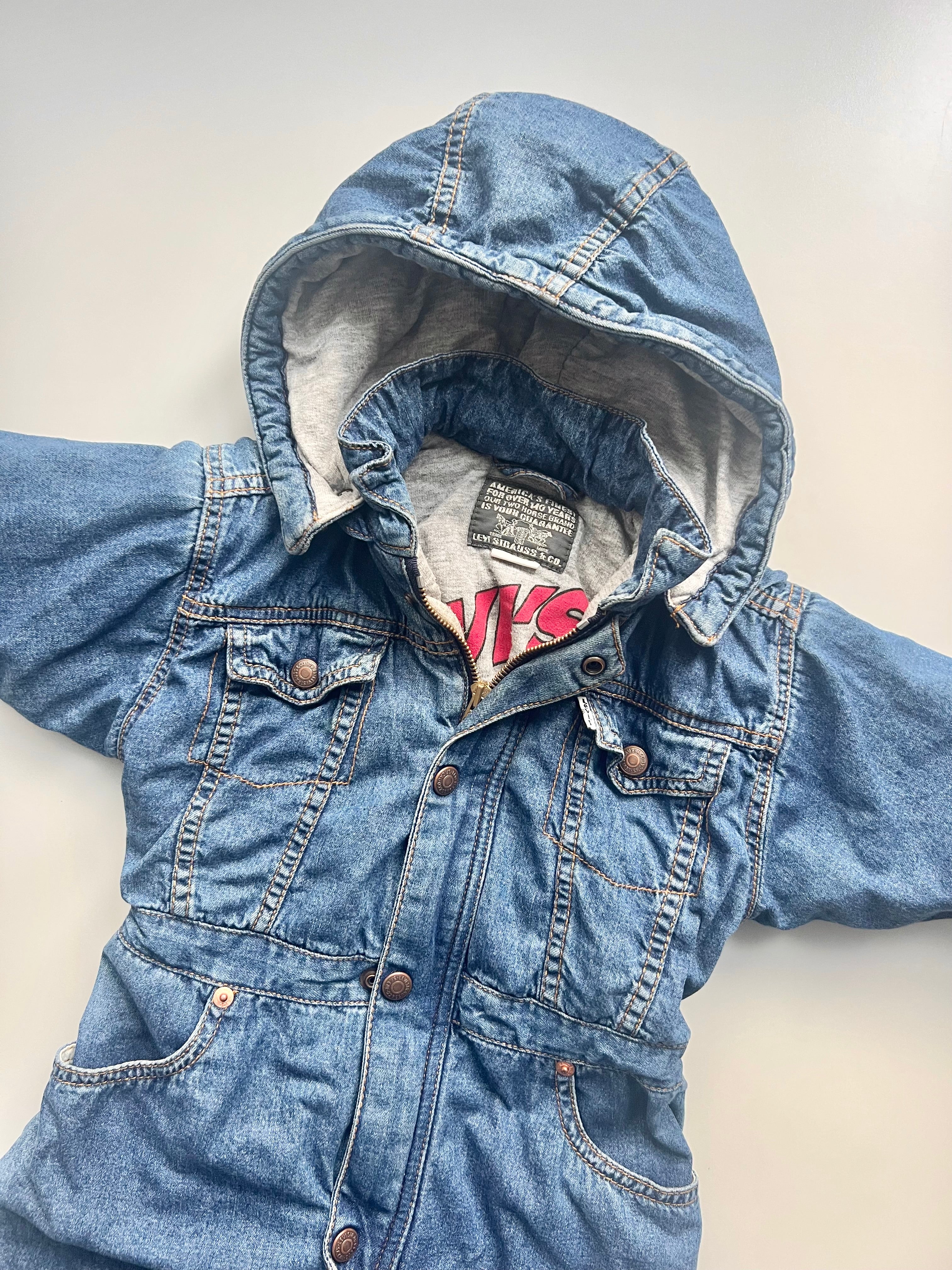 Levi's Vintage Denim Pramsuit 18-24 Months