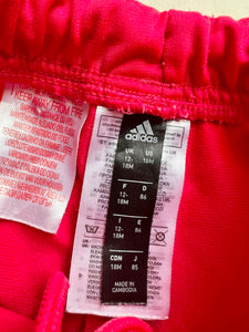 Adidas Pink Trackies Age 12-18 Months