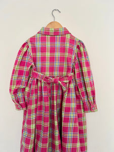 Adam's Vintage Flannel Dress Age 5