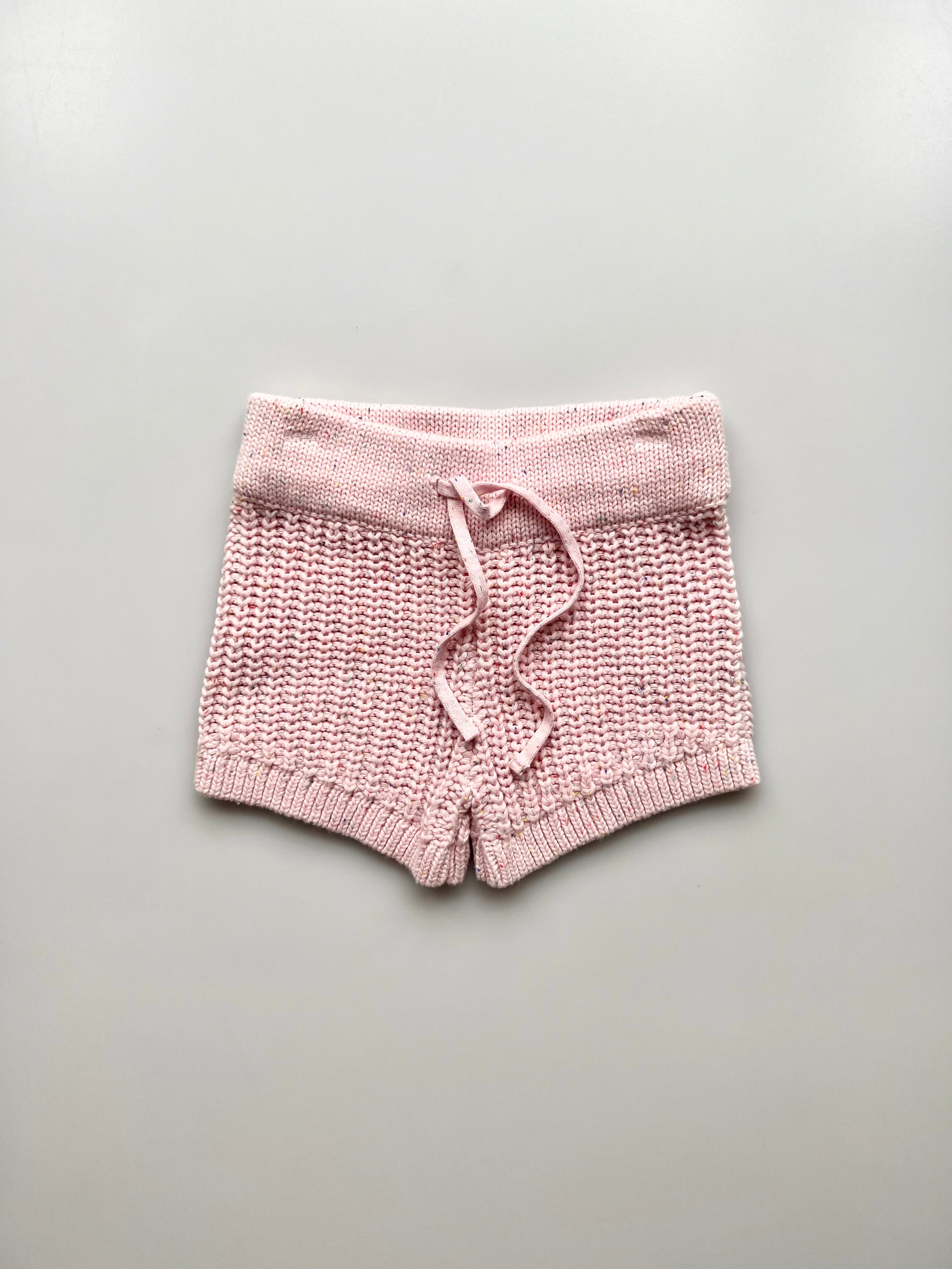 Millk Pink Confetti Shorties Age 2