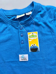 Sesame Street Cookie Monster Tee Shirt Age 6-8