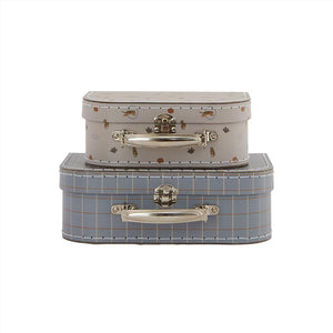 OYOY Mini Suitcase Blue Set of 2 *NEW*