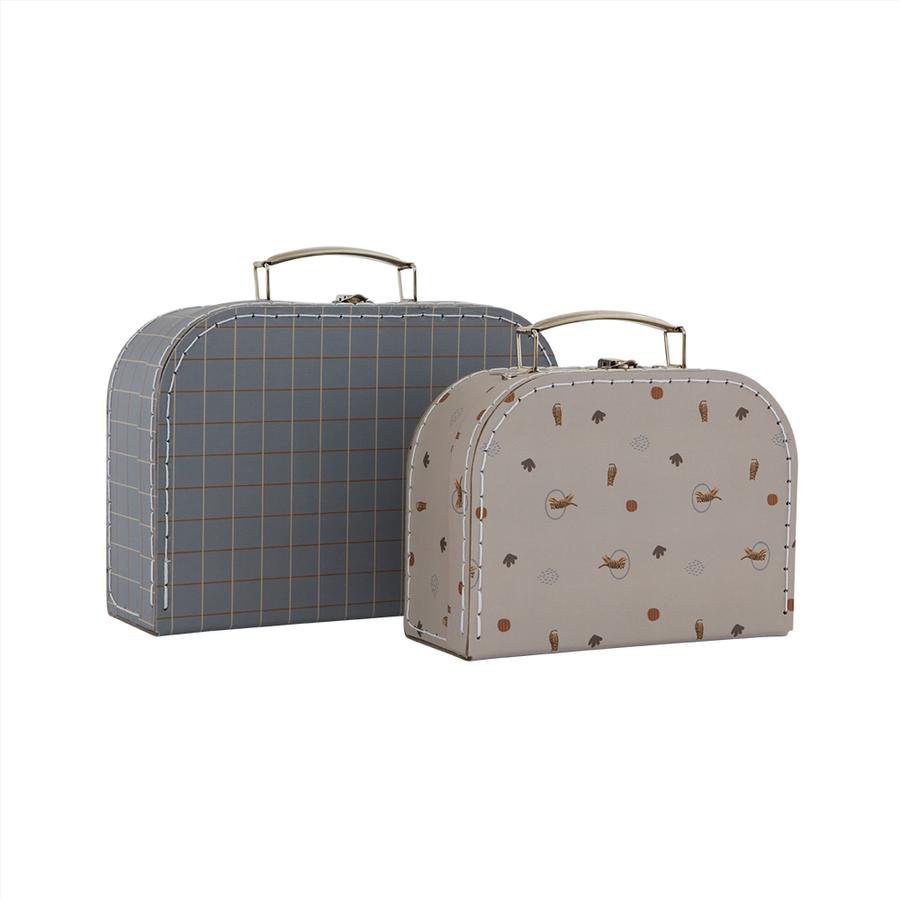 OYOY Mini Suitcase Blue Set of 2 *NEW*